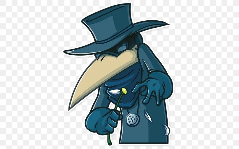 Sticker Telegram Plague Doctor VKontakte Clip Art, PNG, 512x512px ...