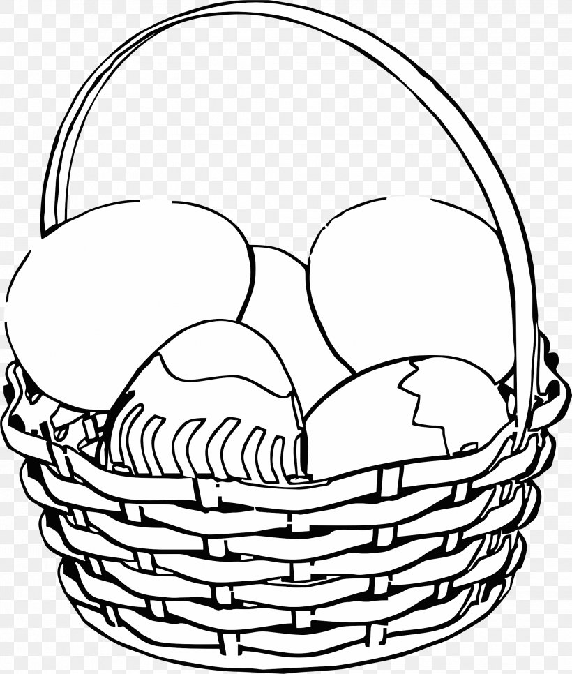 Easter Bunny Easter Egg Line Art Clip Art, PNG, 2064x2433px, Easter Bunny, Area, Ausmalbild, Basket, Black And White Download Free