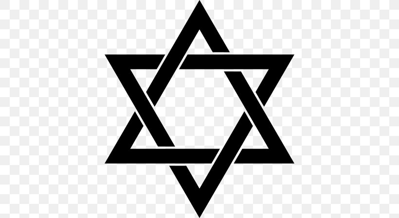 Star Of David Judaism Clip Art, PNG, 390x449px, Star Of David, Area, Black, Black And White, Brand Download Free
