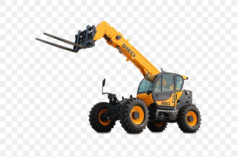 Telescopic Handler DIECI S.r.l. Heavy Machinery Hydraulics Forklift, PNG, 575x543px, Telescopic Handler, Agricultural Machinery, Agriculture, Architectural Engineering, Automotive Tire Download Free