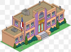 Picture Of School Building - The Simpsons: Tapped Out Marge Simpson Bart Simpson Lisa Simpson Homer Simpson PNG