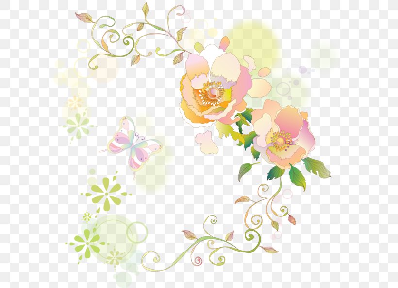 Floral Design Butterfly Art Clip Art, PNG, 600x592px, Floral Design, Art, Blossom, Branch, Butterflies And Moths Download Free