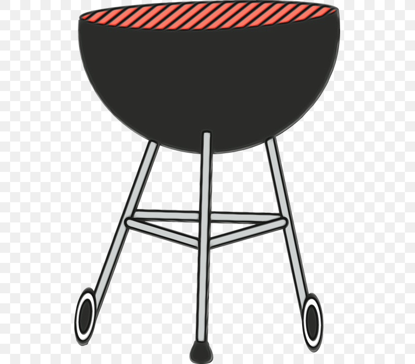 Furniture Bar Stool Outdoor Grill Barbecue Grill Chair, PNG, 525x720px, Watercolor, Bar Stool, Barbecue Grill, Chair, Furniture Download Free