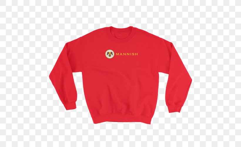 Sweatshirt T-shirt Sweater Clothing, PNG, 500x500px, Sweatshirt, Active Shirt, Clothing, Collar, Cotton Download Free