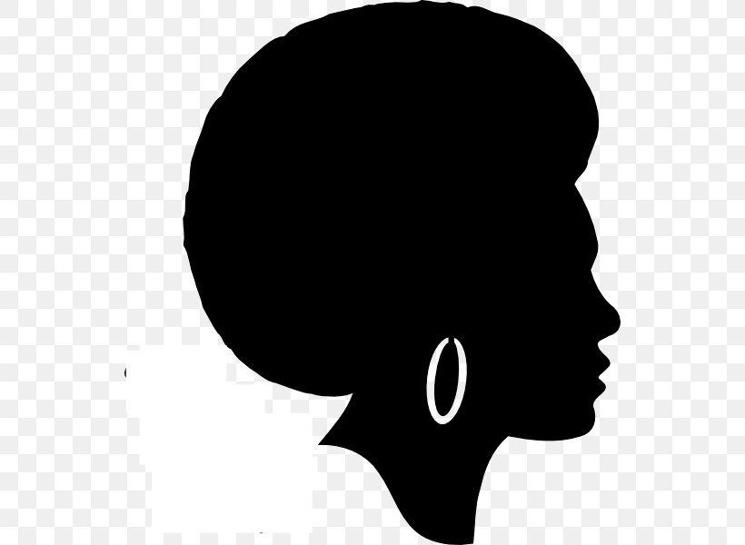 Afro Silhouette Black Clip Art, PNG, 546x600px, Afro, African American, Afrotextured Hair, Art, Black Download Free