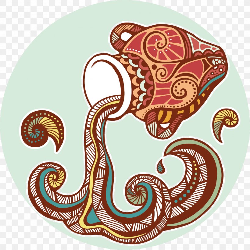 Aquarius Astrological Sign Zodiac Pisces, PNG, 2142x2142px, Aquarius, Aries, Art, Ascendant, Astrological Sign Download Free