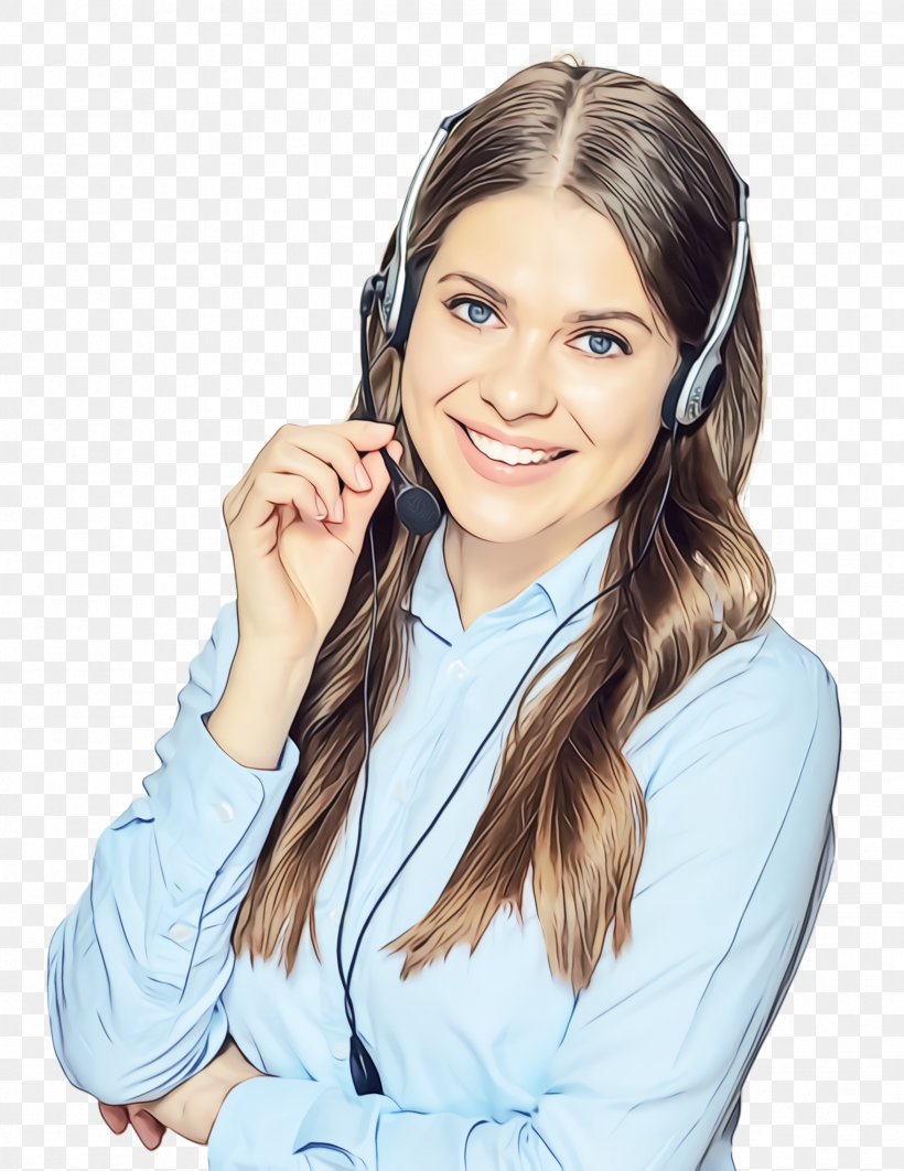 Hair Call Centre Technology Gesture Electronic Device, PNG, 1756x2276px, Watercolor, Businessperson, Call Centre, Ear, Electronic Device Download Free