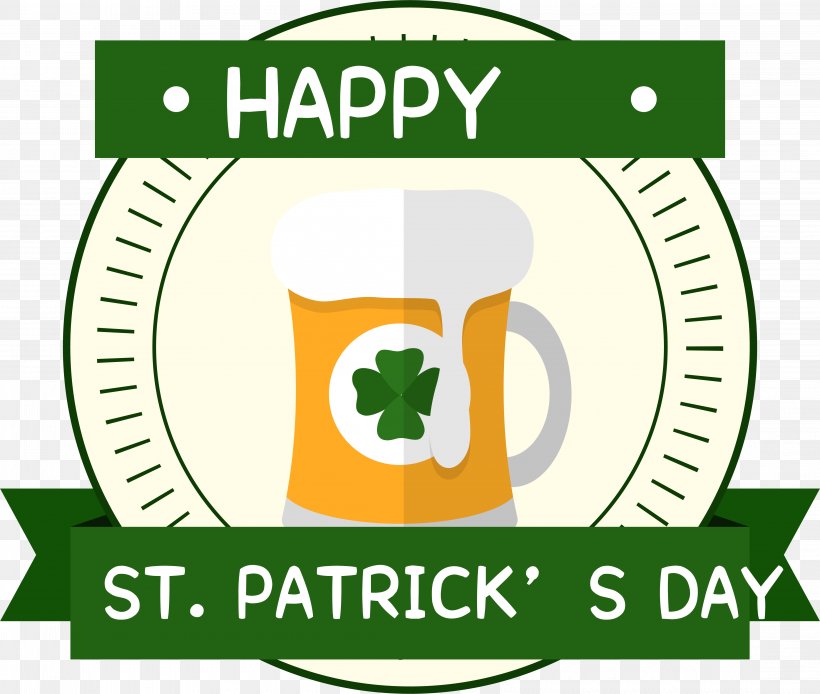 T-shirt Saint Patricks Day Clip Art, PNG, 4430x3752px, Tshirt, Area, Brand, Coffee Cup, Cup Download Free