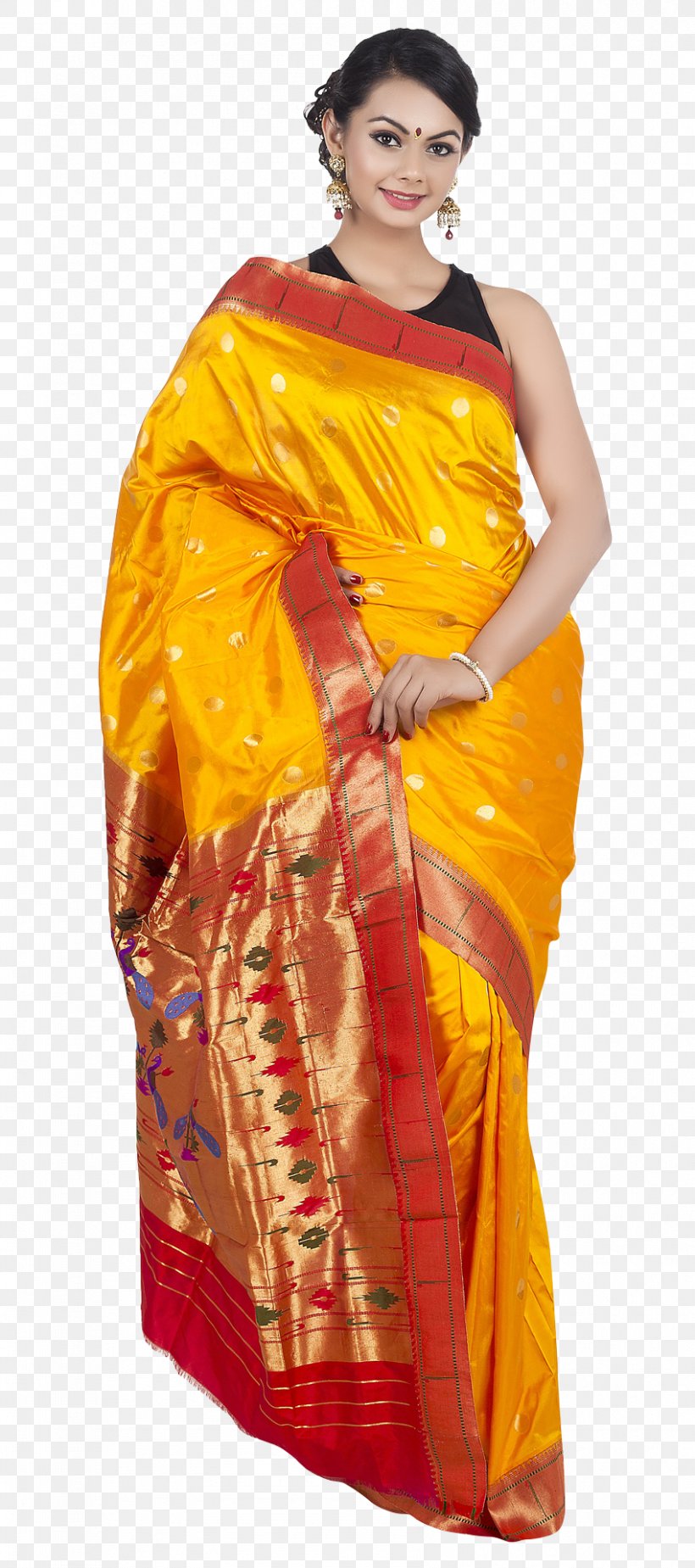 Wedding Sari, PNG, 850x1917px, Watercolor, Cartoon, Flower, Frame, Heart Download Free