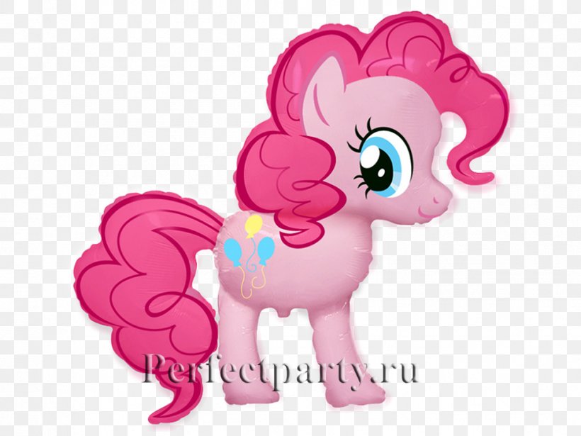 Pinkie Pie My Little Pony Balloon Rainbow Dash, PNG, 977x733px, Watercolor, Cartoon, Flower, Frame, Heart Download Free