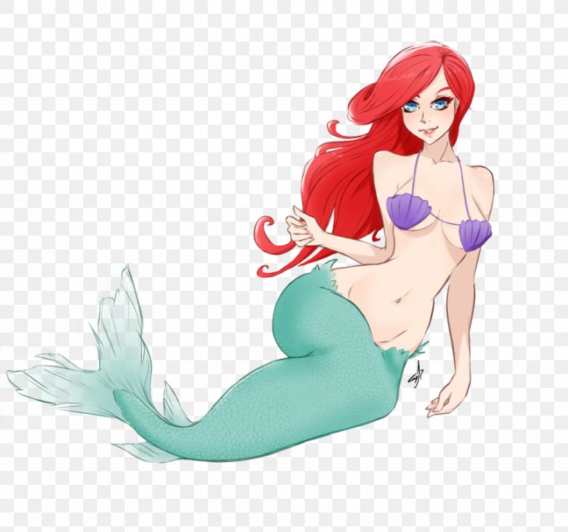 Ariel Mermaid Drawing YouTube, PNG, 900x844px, Watercolor, Cartoon, Flower, Frame, Heart Download Free