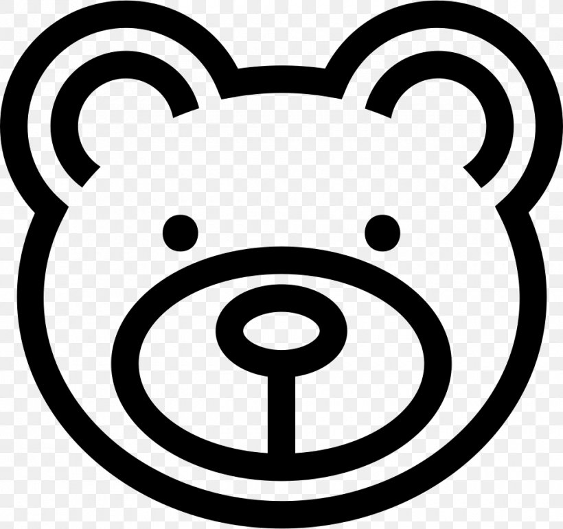 Bear, PNG, 980x922px, Bear, Black And White, Child, Smile, Snout Download Free