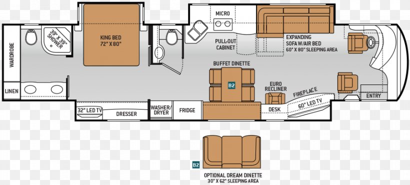 Campervans GMC Motorhome Floor Plan Vehicle, PNG, 900x407px, Campervans, Area, Caravan, Floor Plan, Gmc Download Free