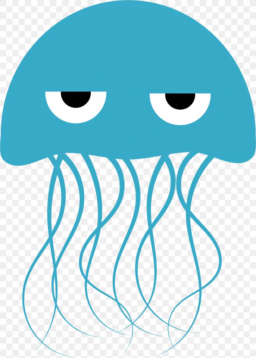 Blue Jellyfish Clip Art, PNG, 1716x2399px, Jellyfish, Aquatic Animal, Area, Artwork, Beak Download Free