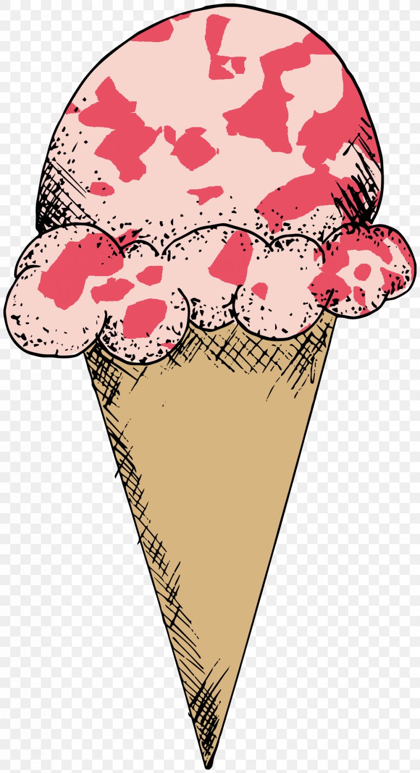 Ice Cream Cones Illustration Clip Art Heart, PNG, 980x1800px, Ice Cream Cones, Cone, Food, Heart, Ice Cream Cone Download Free