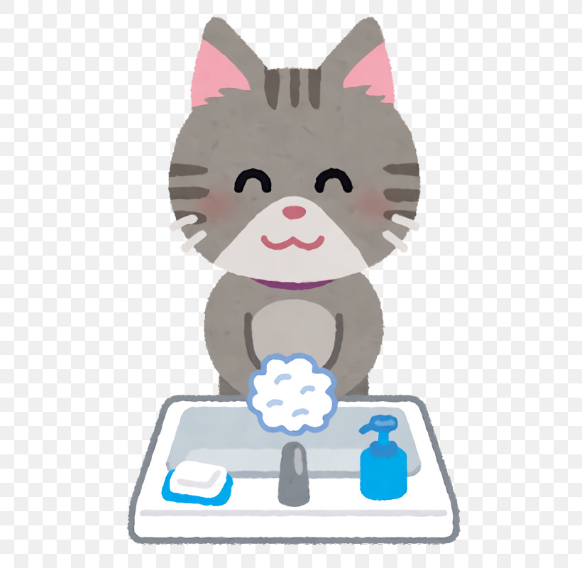 Washing Hands Wash Hands, PNG, 554x800px, Washing Hands, Cartoon, Cat, Kitten, Small To Mediumsized Cats Download Free