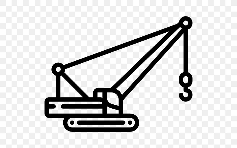Excavator, PNG, 512x512px, Excavator, Architectural Engineering, Area, Black And White, Computer Program Download Free