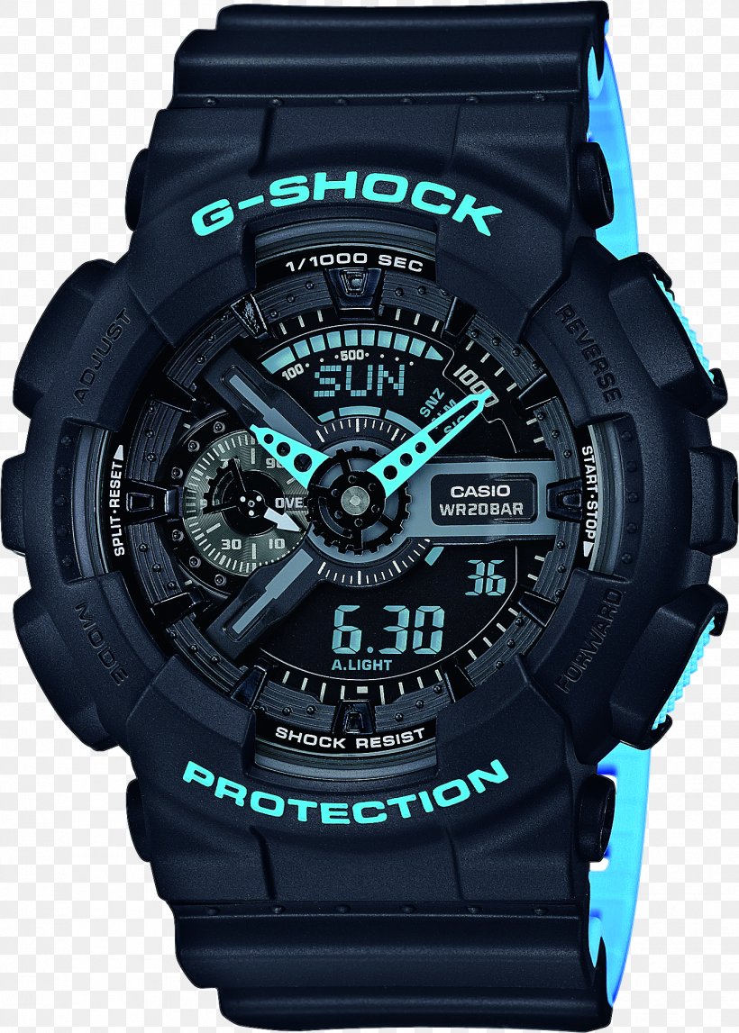 G-Shock GA110 Watch Water Resistant Mark Casio, PNG, 1378x1929px, Gshock Ga110, Blue, Brand, Casio, Gshock Download Free