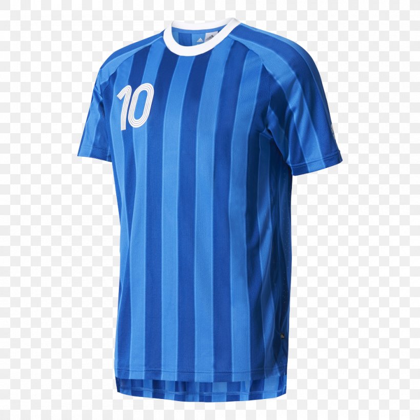 T-shirt Adidas Tango Player Icon Jersey, PNG, 1000x1000px, Tshirt, Active Shirt, Adidas, Blue, Clothing Download Free
