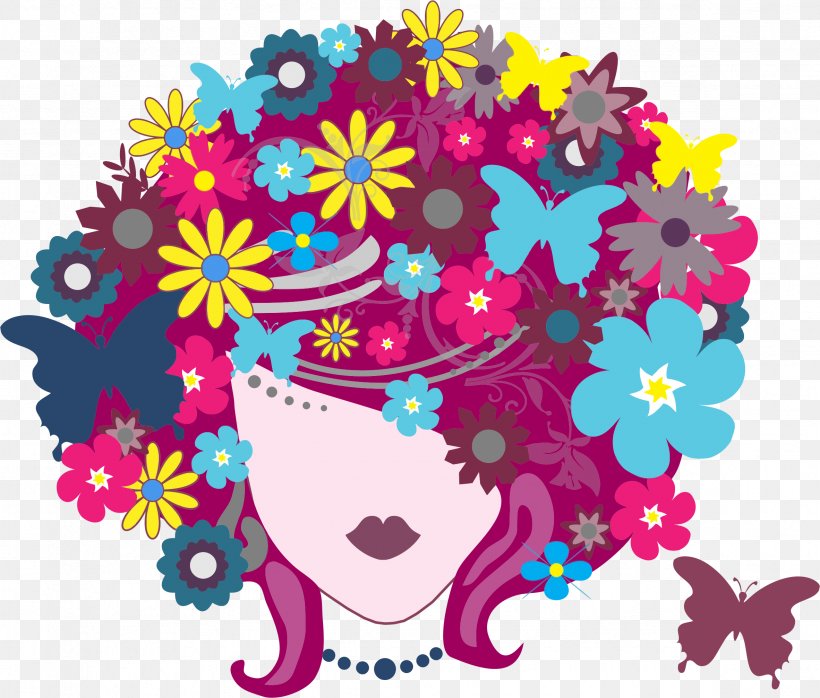 Woman Flower Clip Art, PNG, 2364x2014px, Woman, Art, Female, Flora, Floral Design Download Free