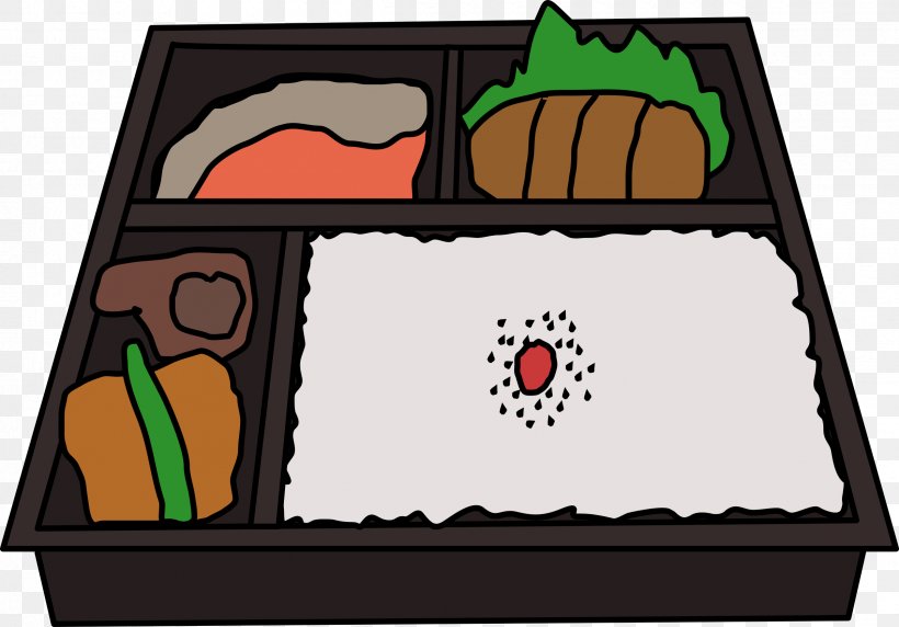 Bento Japanese Cuisine Breakfast Lunch Clip Art, PNG, 2400x1676px, Bento, Area, Breakfast, Cartoon, Dinner Download Free