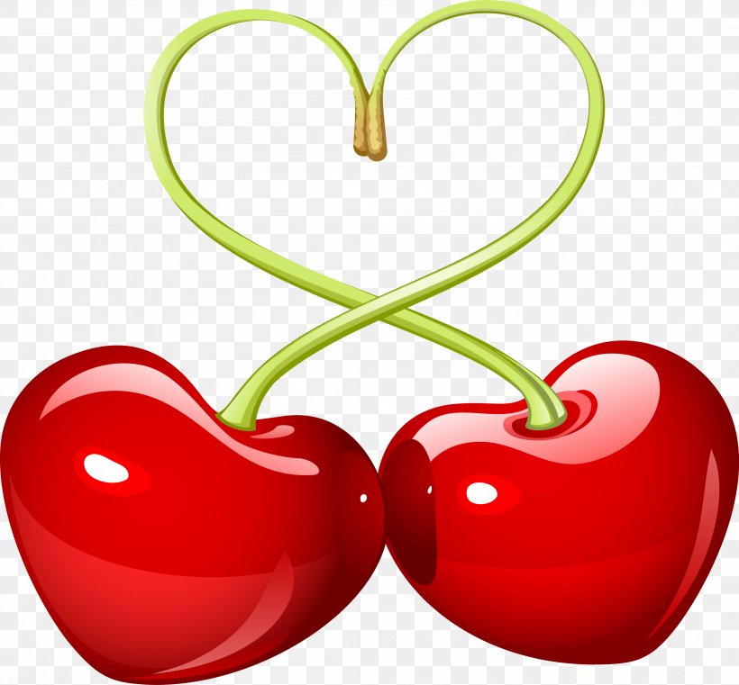 Cherry Love Heart Clip Art, PNG, 4227x3923px, Cherry, Apple, Food, Fruit, Heart Download Free