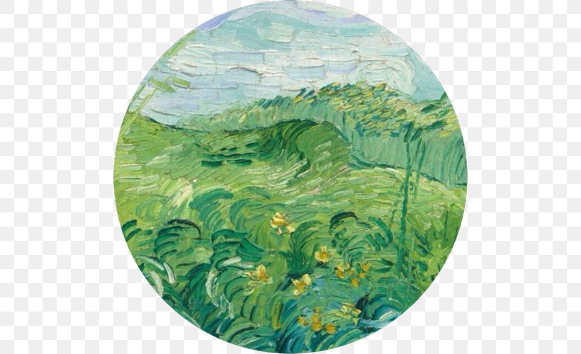 National Gallery Of Art Green Wheat Field With Cypress Field With Green Wheat Green Wheat Fields, Auvers, PNG, 500x500px, National Gallery Of Art, Art, Art Museum, Biome, Claude Monet Download Free