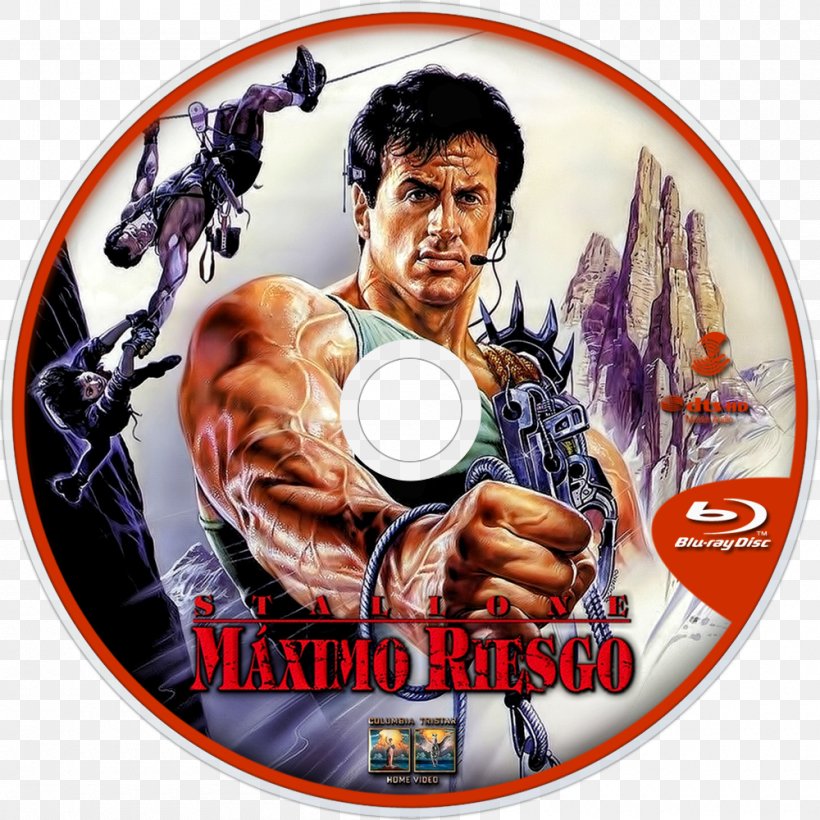 Sylvester Stallone Cliffhanger Blu-ray Disc Hollywood Film, PNG, 1000x1000px, 1993, Sylvester Stallone, Action Film, Adventure Film, Album Cover Download Free
