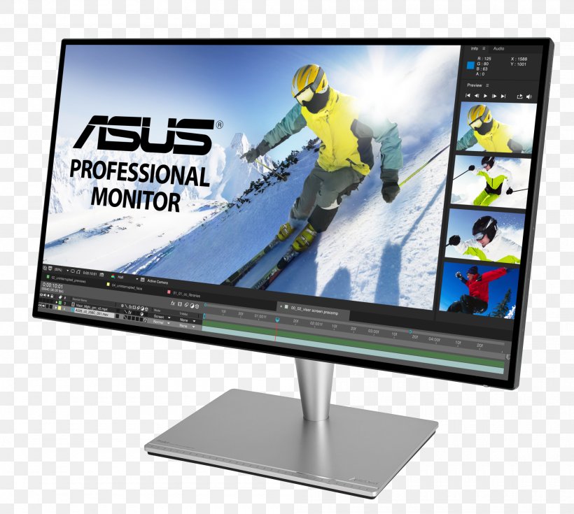 ASUS ProArt 4K HDR Monitor PA32UC Computer Monitors LED-backlit LCD Backlight IPS Panel, PNG, 2000x1793px, 4k Resolution, Asus Proart 4k Hdr Monitor Pa32uc, Advertising, Asus, Backlight Download Free
