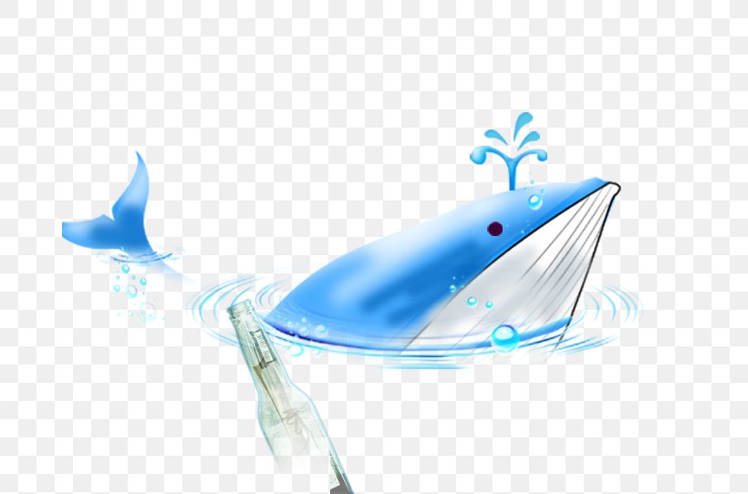 Cartoon Blue Whale, PNG, 684x542px, Cartoon, Aqua, Azure, Blue, Blue Whale Download Free