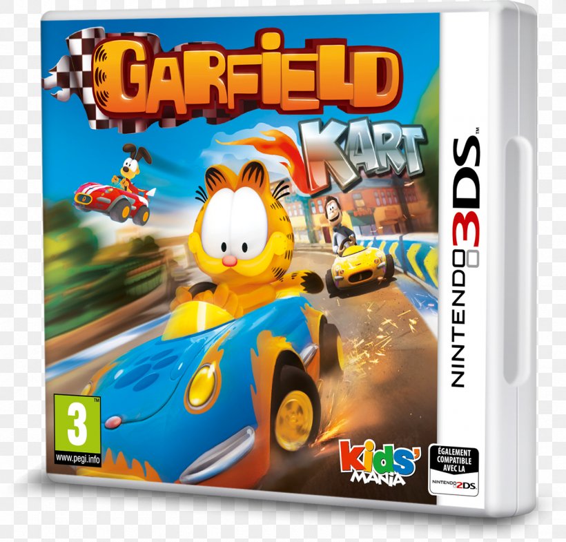 Garfield Kart Video Games Nintendo 3DS, PNG, 1280x1226px, Garfield Kart, Android, Game, Games, Garfield Download Free