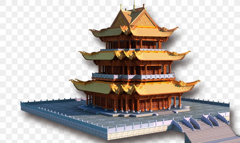 Japanese Pagoda High-definition Video Temple Wallpaper, PNG, 1000x600px, Japanese Pagoda, Building, Chinese Architecture, Galleon, Galley Download Free