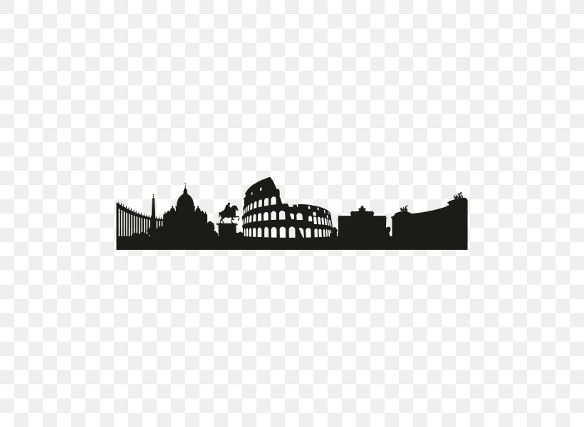 Rome Skyline, PNG, 600x600px, Rome, Black, Black And White, Brand, Logo Download Free