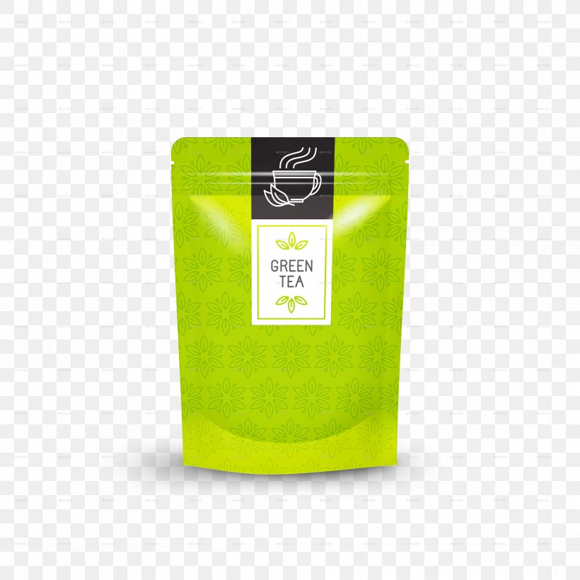 Green Tea Mockup, PNG, 4000x4000px, Tea, Aluminium Foil, Bag, Drink, Foil Download Free