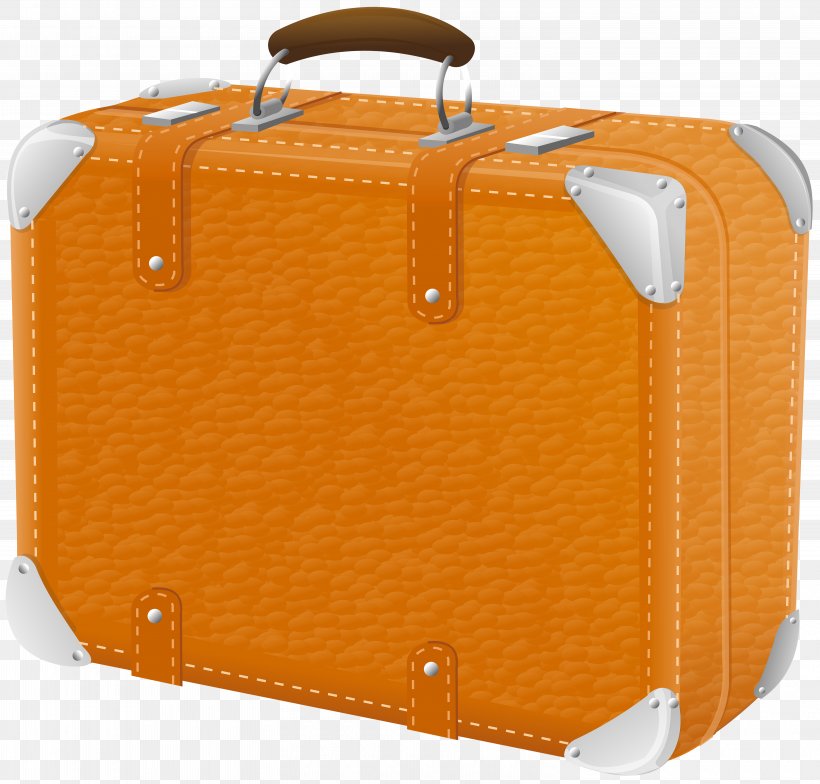 Hand Luggage Travel Baggage, PNG, 6000x5737px, Hand Luggage, Bag, Baggage, Orange, Royaltyfree Download Free