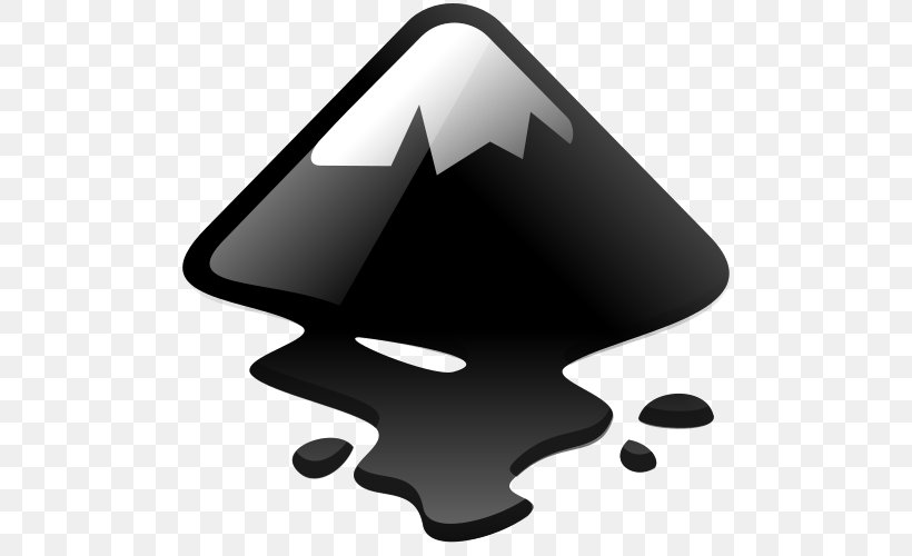Inkscape Editor Computer Software, PNG, 500x500px, 2d Computer Graphics, Inkscape, Black And White, Computer Program, Computer Software Download Free