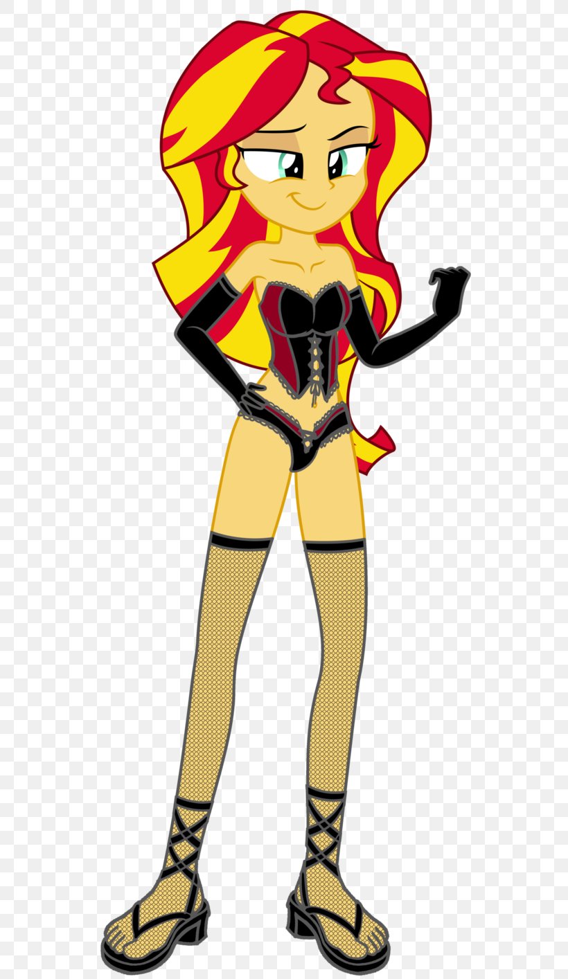 Sunset Shimmer Clothing Art Rarity Swimsuit, PNG, 564x1414px, Watercolor, Cartoon, Flower, Frame, Heart Download Free
