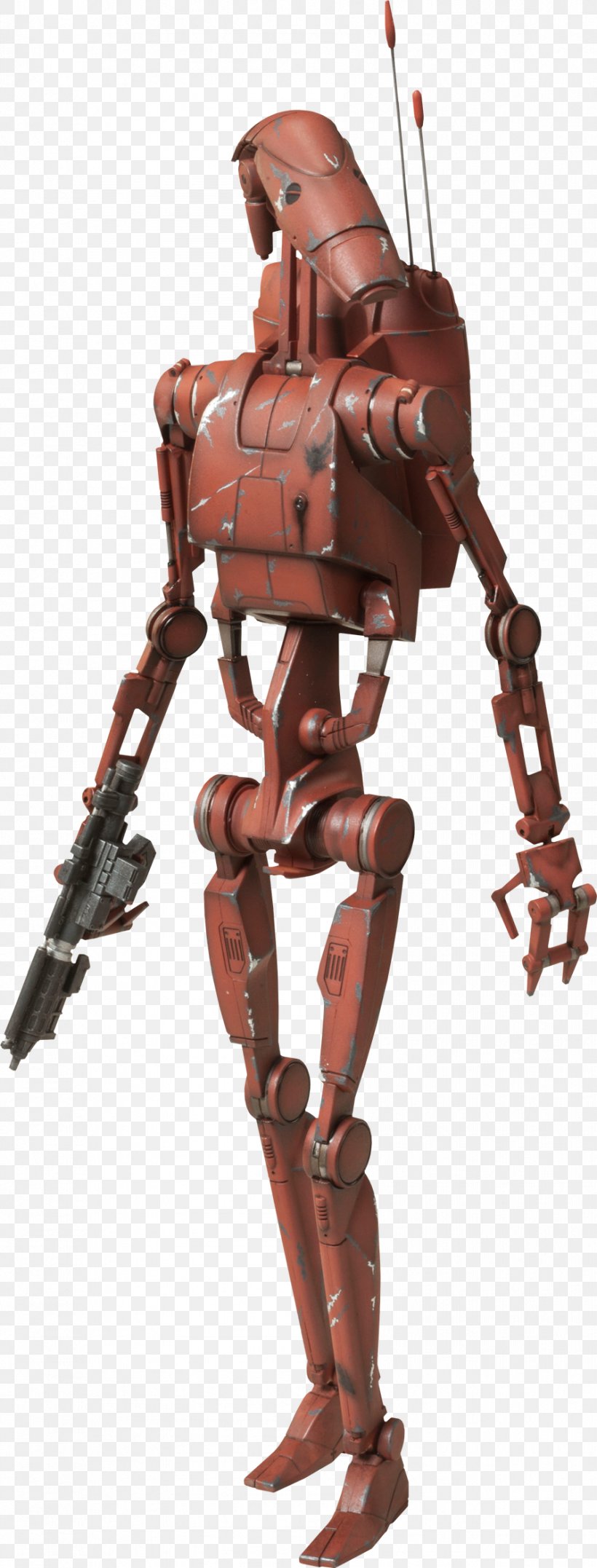 Battle Droid Star Wars: The Clone Wars Han Solo Battle Of Geonosis, PNG, 892x2343px, Battle Droid, Action Figure, Action Toy Figures, Armour, Battle Of Geonosis Download Free