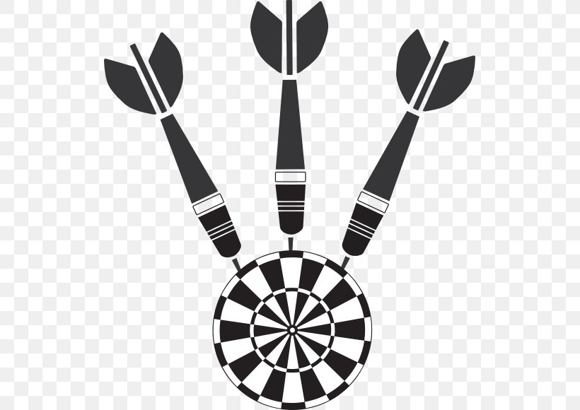 Darts Cricket Game Stock Photography Bullseye, PNG, 525x580px, Darts, Black And White, Bullseye, Cricket, Darts Player Download Free