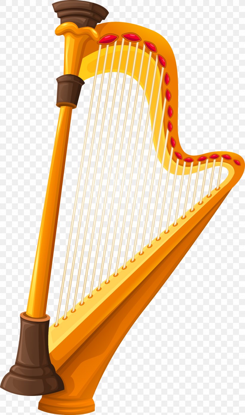Euclidean Vector Musical Instrument Harp, PNG, 1437x2433px, Watercolor, Cartoon, Flower, Frame, Heart Download Free