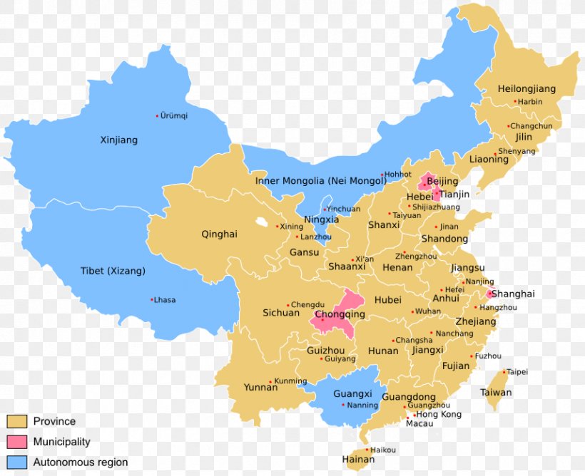 Guizhou Taiwan Province Provinces Of China Administrative Division Zhejiang, PNG, 857x699px, Guizhou, Administrative Division, Area, Autonomous Regions Of China, China Download Free