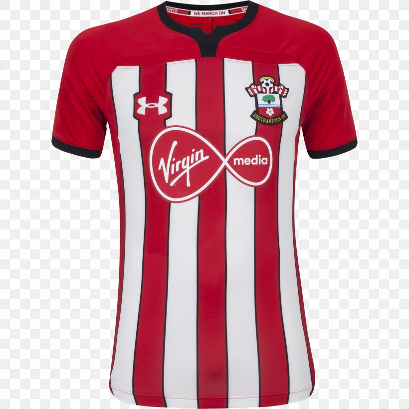 2018–19 Southampton F.C. Season T-shirt 2018–19 Premier League St Mary's Stadium, PNG, 2312x2312px, Southampton Fc, Active Shirt, Brand, Clothing, Football Download Free