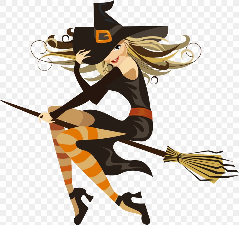 Halloween Witchcraft Illustration, PNG, 1578x1485px, Halloween, Art, Broom, Cartoon, Centrepiece Download Free