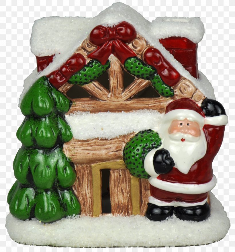 Christmas Ornament Santa Claus Ceramic Gingerbread House, PNG, 1768x1896px, Christmas Ornament, Candle, Ceramic, Christmas, Christmas Decoration Download Free