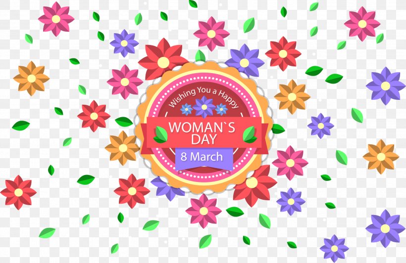 International Womens Day Poster Woman, PNG, 2541x1649px, International Womens Day, Flower, Gratis, Petal, Point Download Free