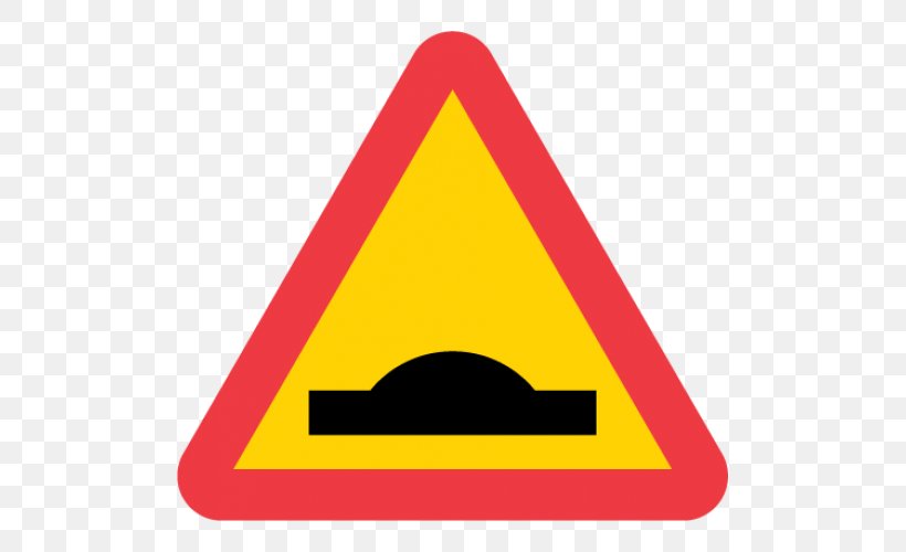 Traffic Sign Warning Sign Speed Bump Clip Art, PNG, 500x500px, Traffic Sign, Area, Highway, Road, Road Traffic Safety Download Free