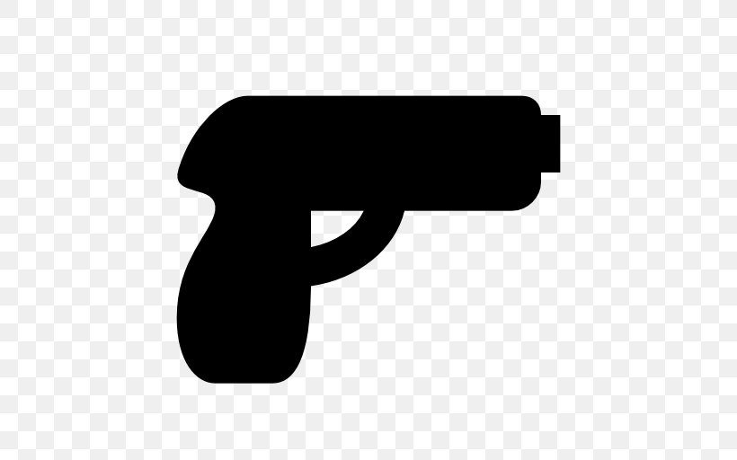 Weapon Firearm Pistol Clip Art, PNG, 512x512px, Weapon, Black, Black And White, Finger, Firearm Download Free