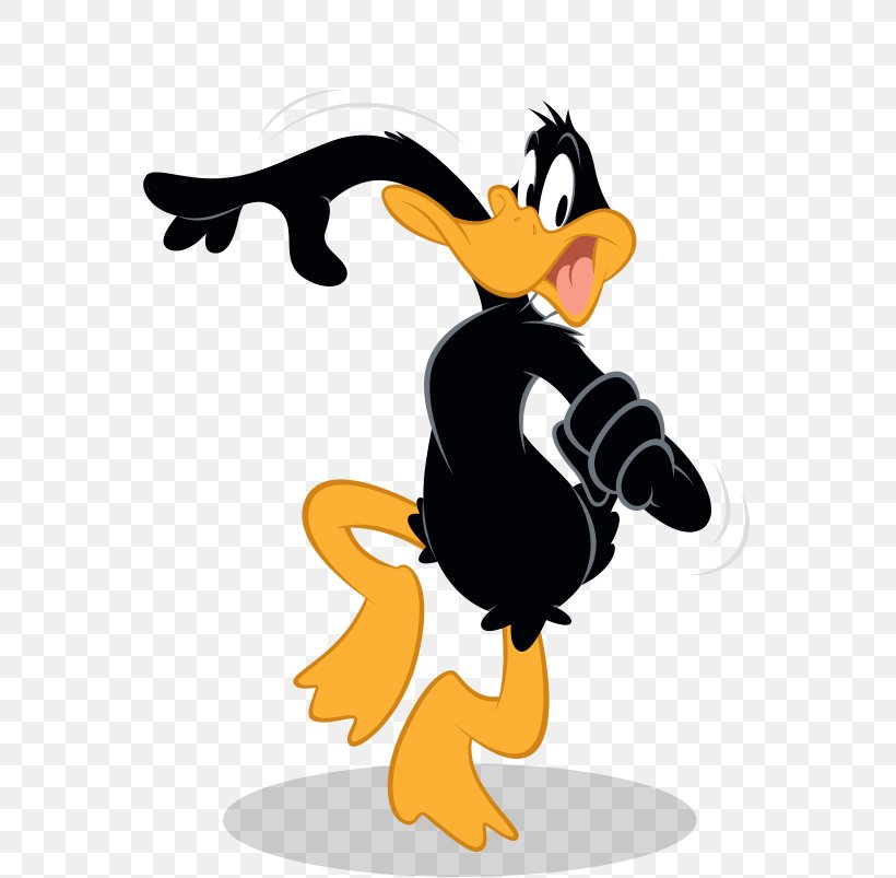 Daffy Duck Elmer Fudd Tasmanian Devil Bugs Bunny Sylvester, PNG, 565x803px, Watercolor, Cartoon, Flower, Frame, Heart Download Free