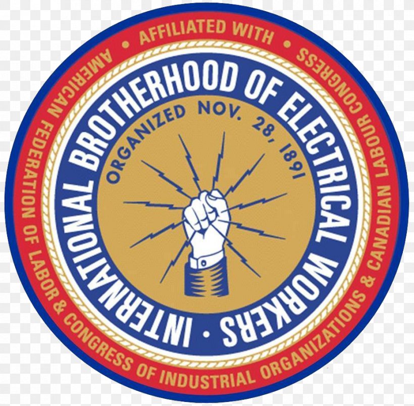 International Brotherhood Of Electrical Workers Electrician IBEW Local 965 Trade Union IBEW Local 712, PNG, 930x912px, Electrician, Area, Badge, Brand, Electrical Contractor Download Free