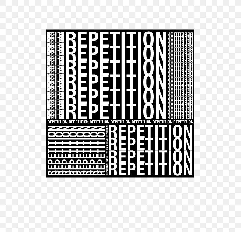 Repetition Word Letter Vocabulary Pattern, PNG, 612x792px, Repetition, Adobe Indesign, Area, Black, Black And White Download Free